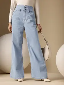 Chemistry Women Wide Leg High-Rise Stretchable Jeans