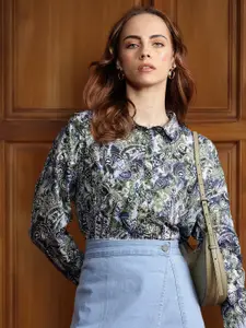 all about you Paisley Print Casual Shirt