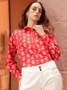 all about you Floral Printed Casual Shirt