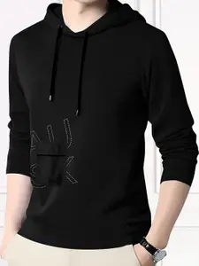 AUSK Front Printed Half Sleeve Round Neck Tshirt