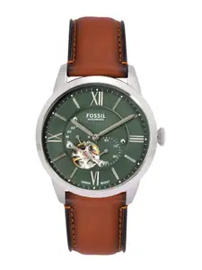 Fossil Men Townsman Skeleton Dial  Analogue Automatic Watch ME3265