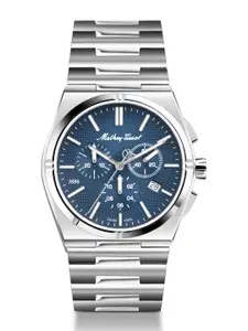 Mathey-Tissot Men Swiss Made Zeus Chrono Stainless Steel Chronograph Watch - H118CHABU