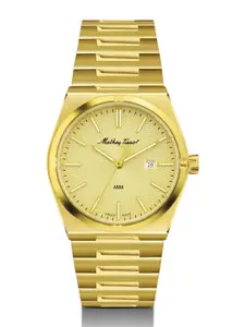 Mathey-Tissot Swiss Made Zeus Stainless Steel Champagne Dial Quartz Watch - D118PD