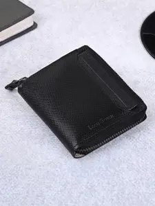 Louis Stitch Handcrafted Spanish Leather Zip Lock Wallet for Men