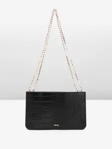 MANGO Women Animal Textured Two Fold Wallet