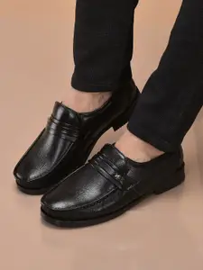 FAUSTO Men Leather Formal Slip-On Shoes