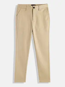 Allen Solly Junior Boys Custom Micro Ditsy Printed Slim Fit Trousers