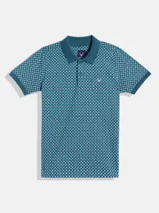 Allen Solly Junior Boys Floral Print Polo T-shirt