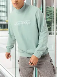 Kook N Keech Embroidered Relaxed Fit Cotton Terry Sweatshirt