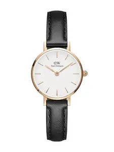 Daniel Wellington Women Dial & Leather Straps Analogue Watch DW00100443K