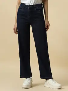 Allen Solly Woman Straight Fit Pure Cotton Jeans