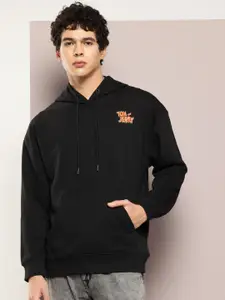 Kook N Keech Men Tom & Jerry Printed Hooded Sweatshirt