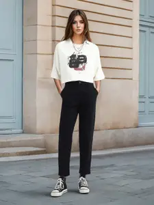 Flying Machine Women High-Rise Stretchable Straight Fit Jeans