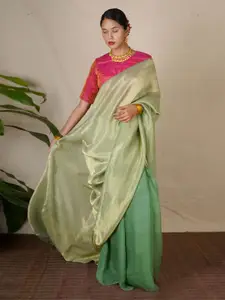 Chidiyaa Linen Blend Saree