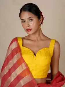 Chidiyaa Embellished Saree Blouse