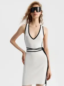 CLAFOUTIS Crepe Bodycon Dress