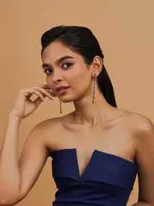 Kushal's Fashion Jewellery Gold-Plated Cubic Zirconia-Embellished Bridal Finger Ring