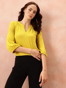 all about you Mandarin Collar Top