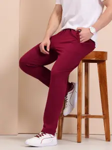 Mast & Harbour Men Mid-Rise Regular Fit Track Pants