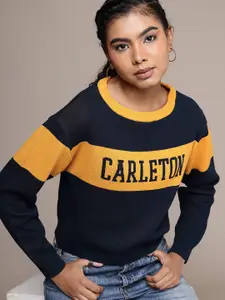 Roadster Typography Crop Pullover