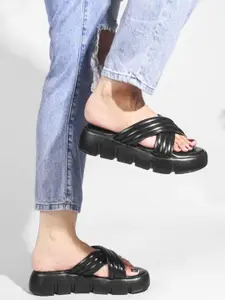 JM Looks Women Slip-On Sandals with Cushioned Sole