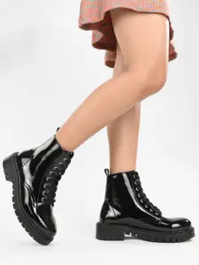 ADORLY Women Mid-Top Heeled Boots