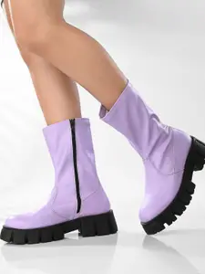 ADORLY  Women Casual Mid Calf Winter Boots