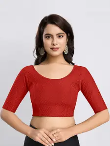 Trendmalls Woven Design Saree Blouse