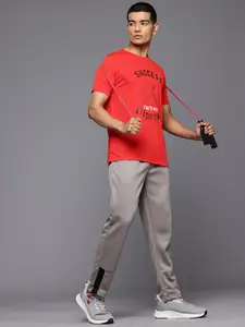 HRX by Hrithik Roshan Men Typography Printed Rapid-Dry Training T-shirt