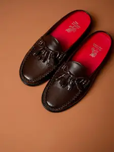 Theater Women Sherlocks Round Toe Tassel Loafers