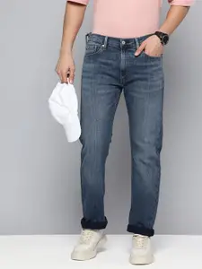 Levis Men 513 Slim Straight Fit Heavy Fade Stretchable Jeans