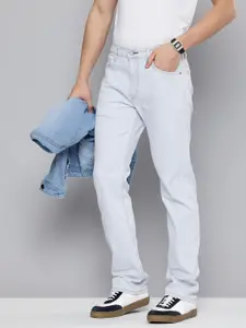 Levis Men 513 Slim Straight Fit Heavy Fade Stretchable Jeans