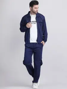 Raxedo Men Solid Mid-Rise Tracksuits