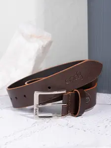 One8 Men Two-Tone Premium Leather Belt