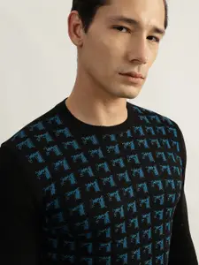 Antony Morato Men Self Design Pullover Sweaters