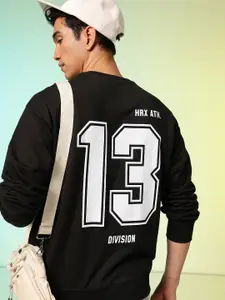 HRX by Hrithik Roshan Men Printed Oversized Sweatshirt