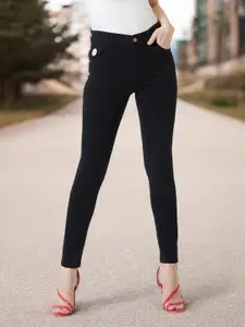 Miss Chase Women Slim Fit High-Rise Stretchable Jeans