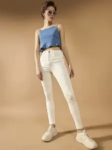 DOLCE CRUDO Women Skinny Fit Stretchable Jeans