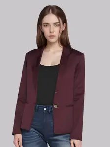 BAESD Notched Lapel Single-Breasted Blazer