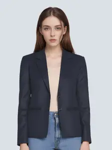 BAESD Notched Lapel Collar Single-Breasted Casual Blazer