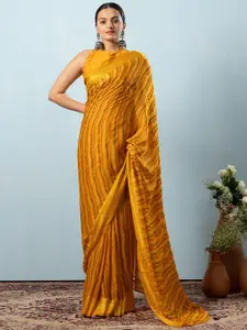 RACHNA Leheriya Zari Ready to Wear Saree