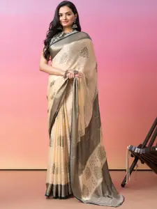 RACHNA Ethnic Motifs Printed Ready to Wear Saree