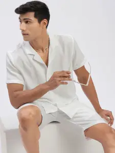 SHOWOFF Cuban Collar Shirt & Shorts Co-Ords