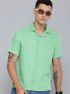 Levis Self Design Textured Opaque Relaxed Fit Casual Shirt