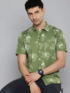 Levis Pure Cotton Floral Printed Slim Fit Casual Shirt