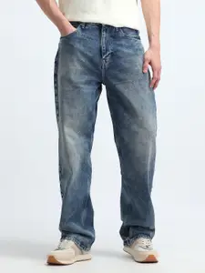 Flying Machine Men Cotton Classic Relaxed Fit Light Fade Jeans