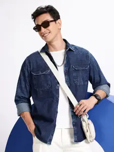 Aeropostale Denim Pure Cotton Casual Shirt