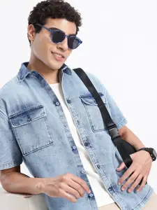 Aeropostale Denim Pure Cotton Casual Shirt