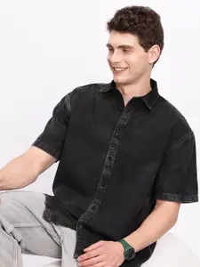 Aeropostale Denim Relaxed Fit Pure Cotton Casual Shirt