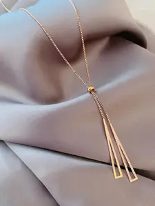 MYKI Rose Gold Plated Stainless Steel Necklace